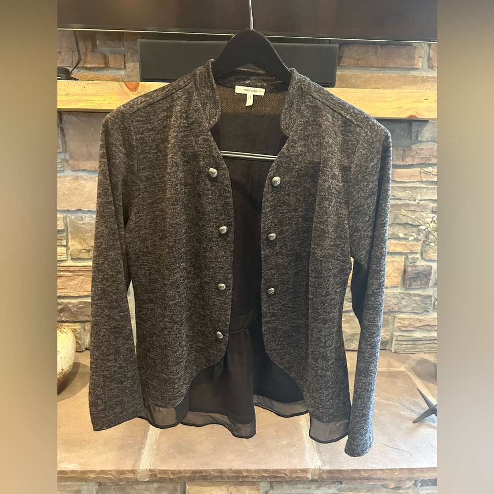 Woman’s Charcoal Cardigan Jacket